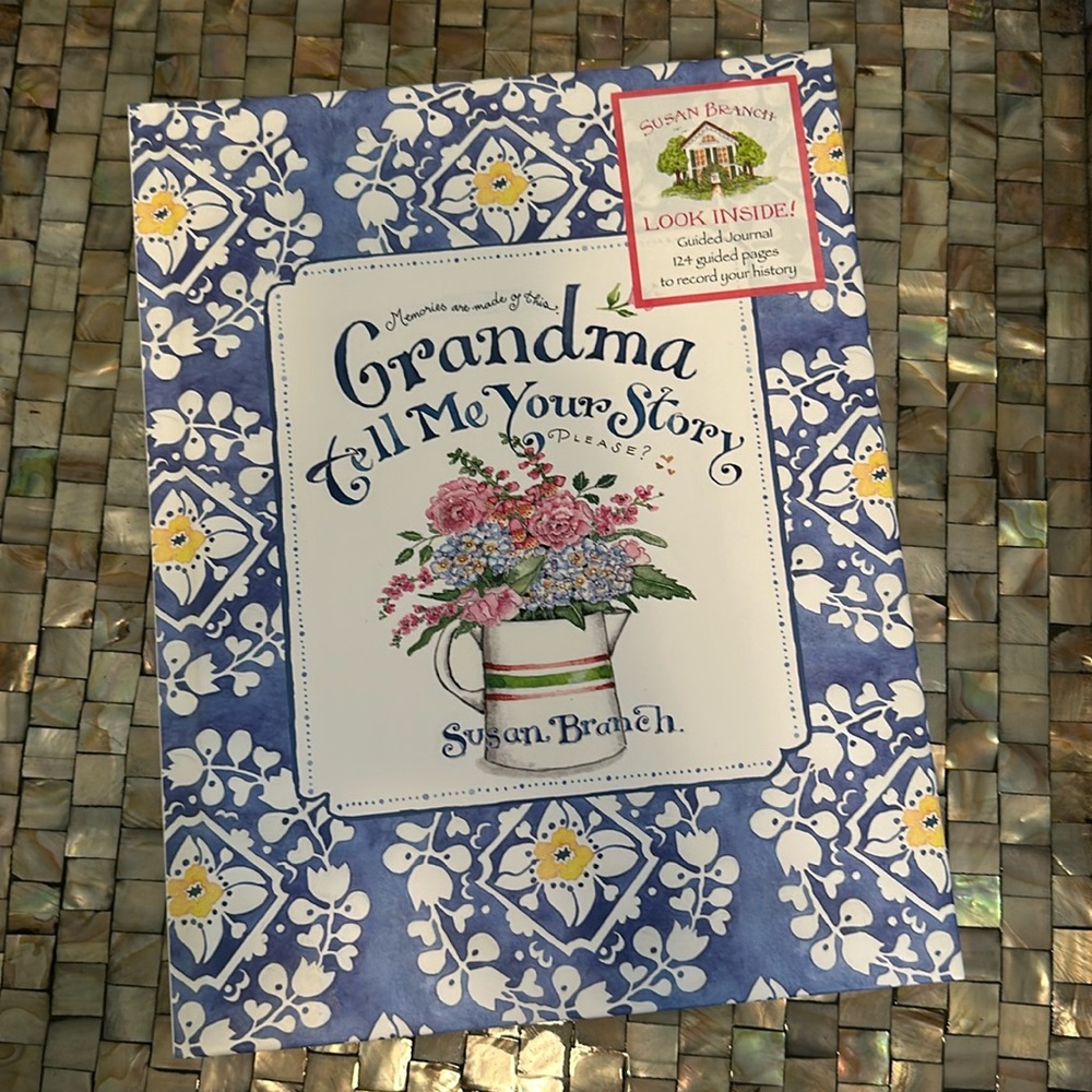 Susan Branch Grandma Tell Me Your Story Guided Journal Book New 124 pages